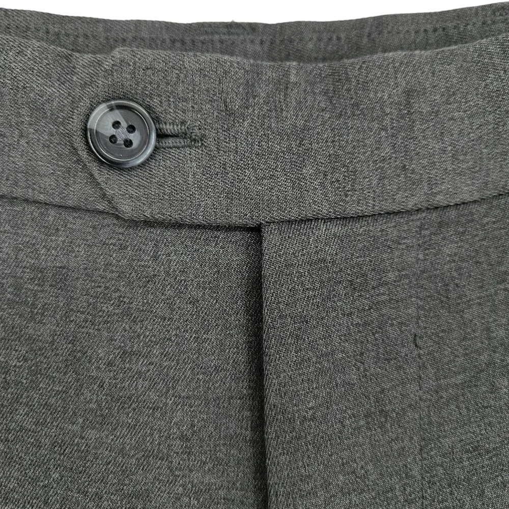 IZOD Golf Pants Dark Gray Straight Leg Flat Front Lightweight - Picture 2 of 8